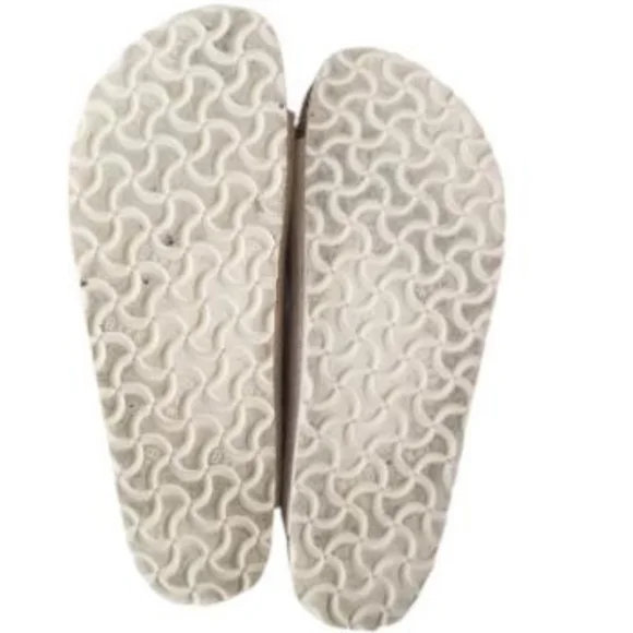 42 Birkenstock Shimmer Distress Rose Pink Slip On Sandal Birks Shoe Women 11 - Picture 3 of 14